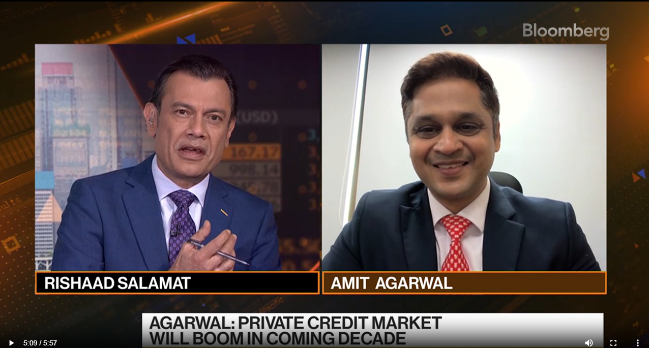 Amit Agarwal in an interview on Bloomberg TV with Rishaad Salamat